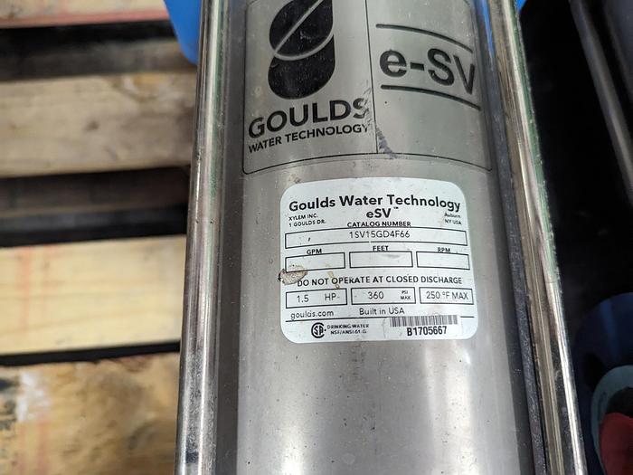 Used Goulds E-SV Pumps