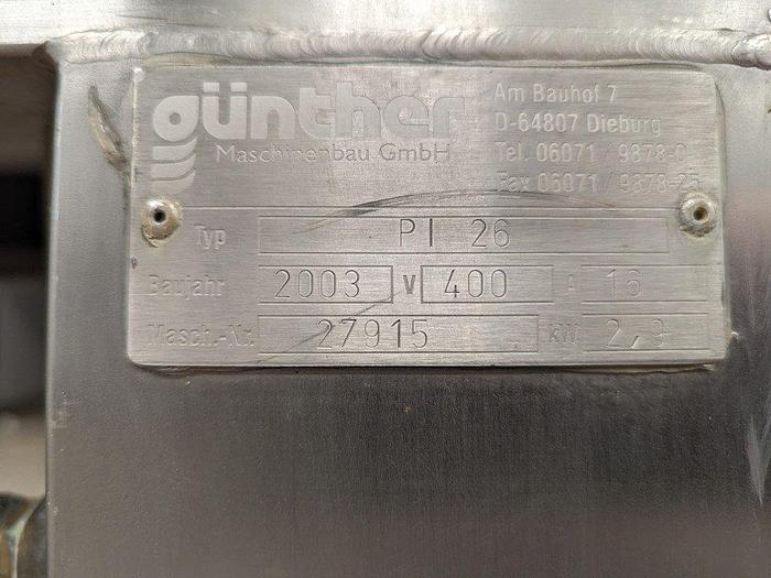 Used Günther PI 26 Brine Injector