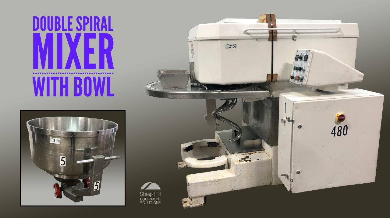 Used VMI SPI400 Double Spiral Mixer With SS Bowl for Sale at Steep Hill