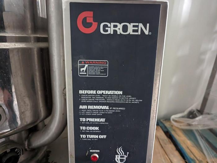 Used Groen TDB-40 40 Qt. Jacket Kettle