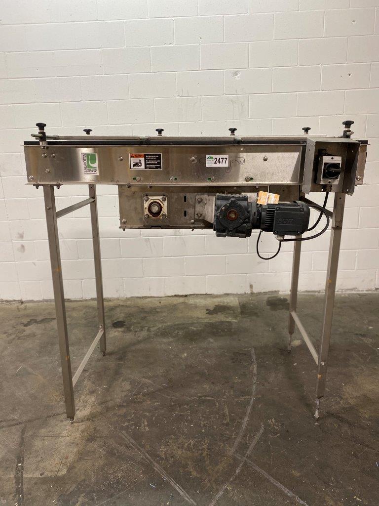 Used LaGrotta 5'L Double Belt Conveyor