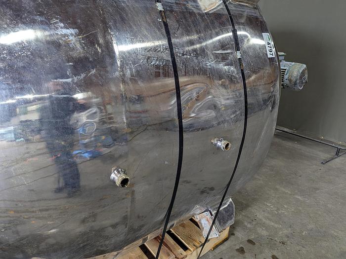 Used 300 Gal. Dual Agitation Mix Tank