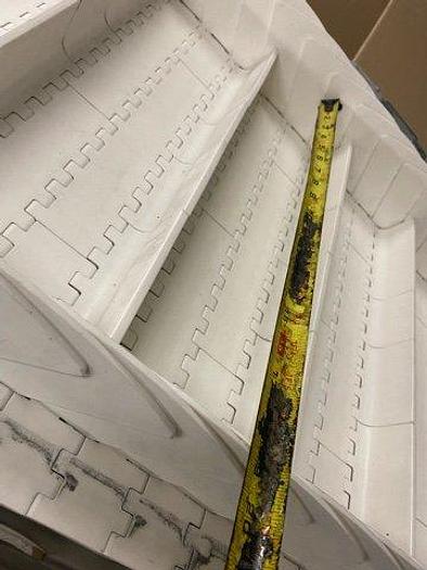 Used VWM Incline Cleated Belt Conveyor