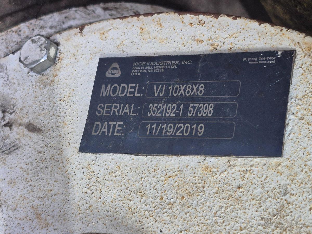 Used Kice VJ10X8X8 Rotary Airlock Valve