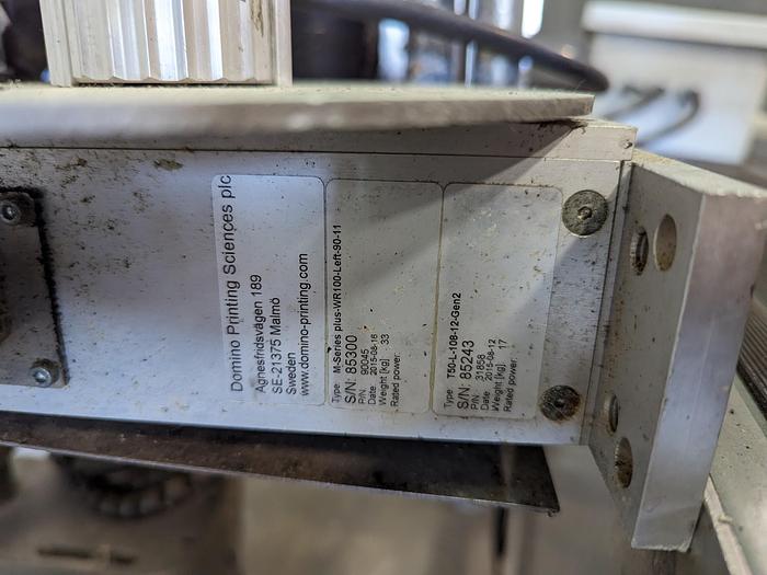 Used Domino M Series Box Labeller