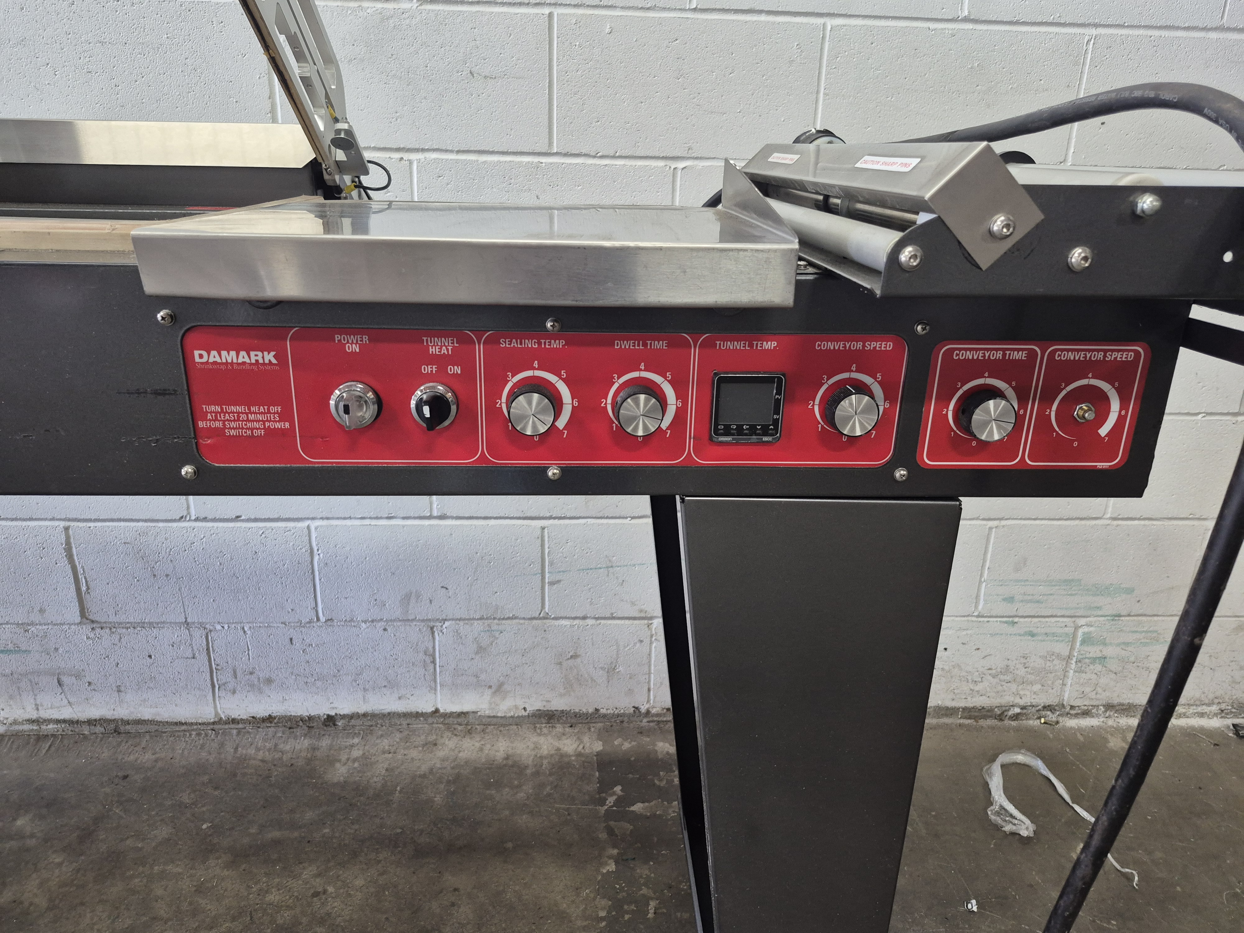 Used Damark MP3 L-Bar Sealer & Heat Tunnel