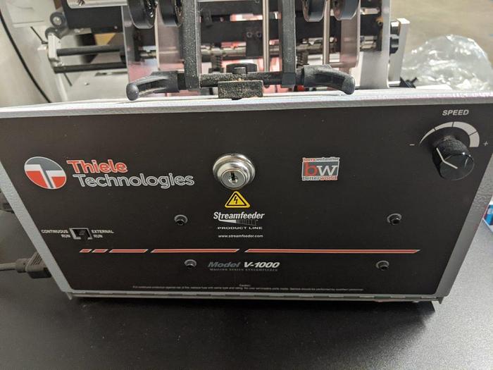 Used Thiele/Universal Print & Apply Pouch Labeller