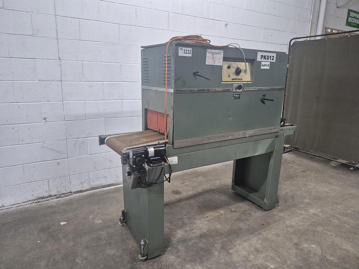 Used Weldotron 7121 Shrink Tunnel