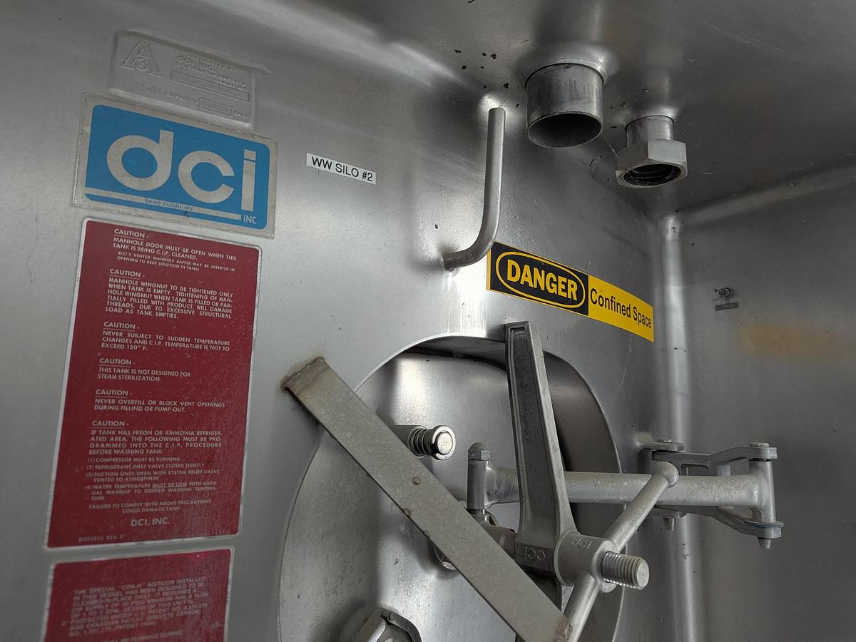 Used DCI 10,000 Gallon Jacketed Storage Tank