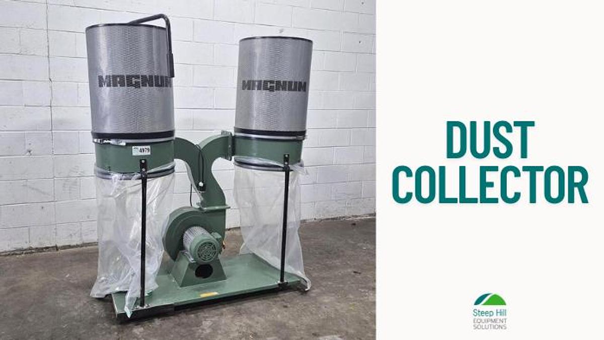 Used General International 10-210 M1 2 Bag Dust Collector