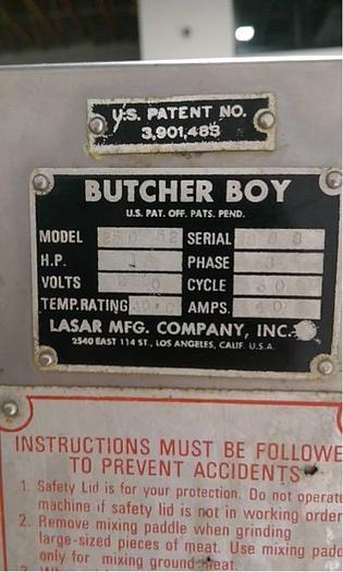 Used Butcher Boy Meat Grinder