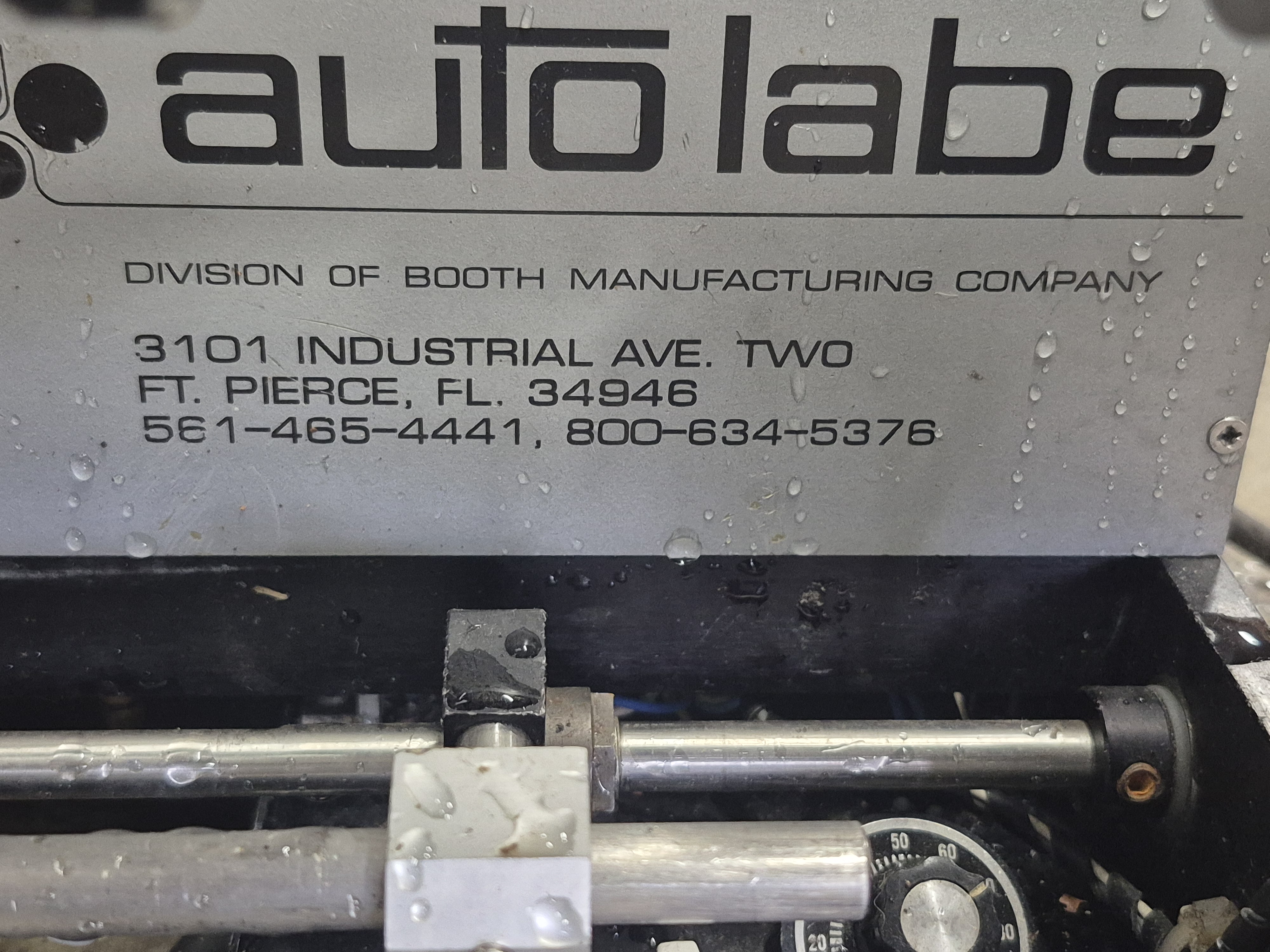 Used Auto-Labe Model 310 Hot Stamp Imprinter. 