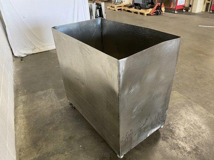 Used SS Mobile Storage Bin