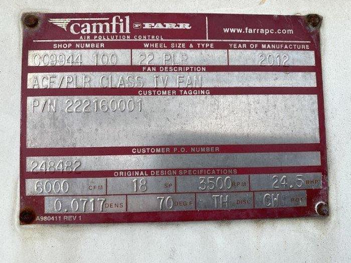 Used Camfil Farr GS12 Dust Collector