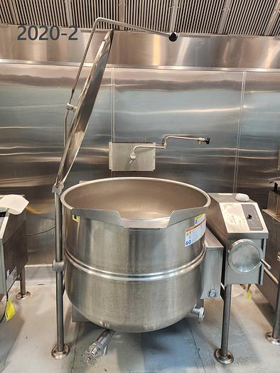 Used Cleveland KGL-80-T Steam-Jacketed Kettles