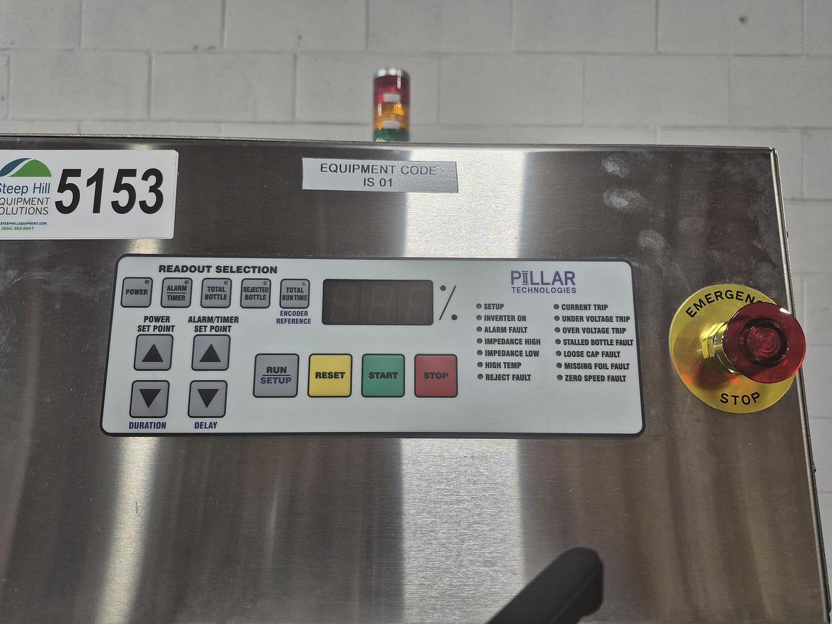 Used Pillar Technologies Unifoiler Automatic Induction Cap Sealer