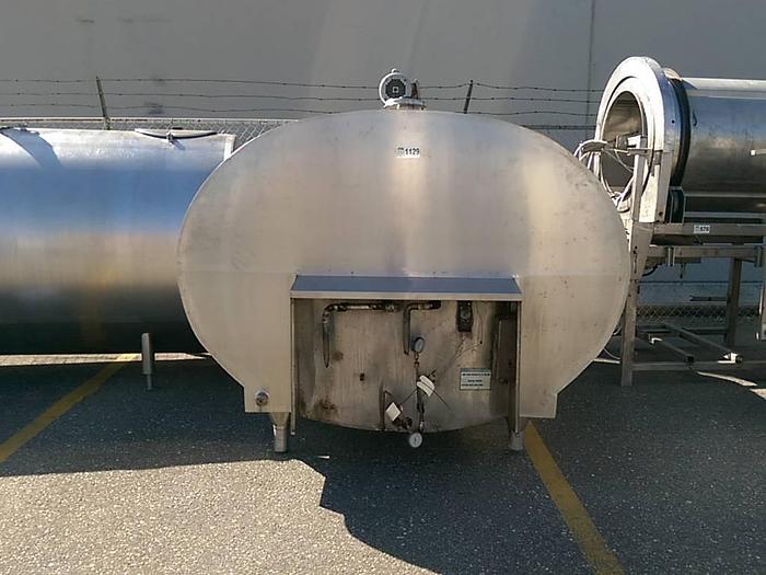 Used Paul Mueller 1250 Gallon SS Horizontal Tank