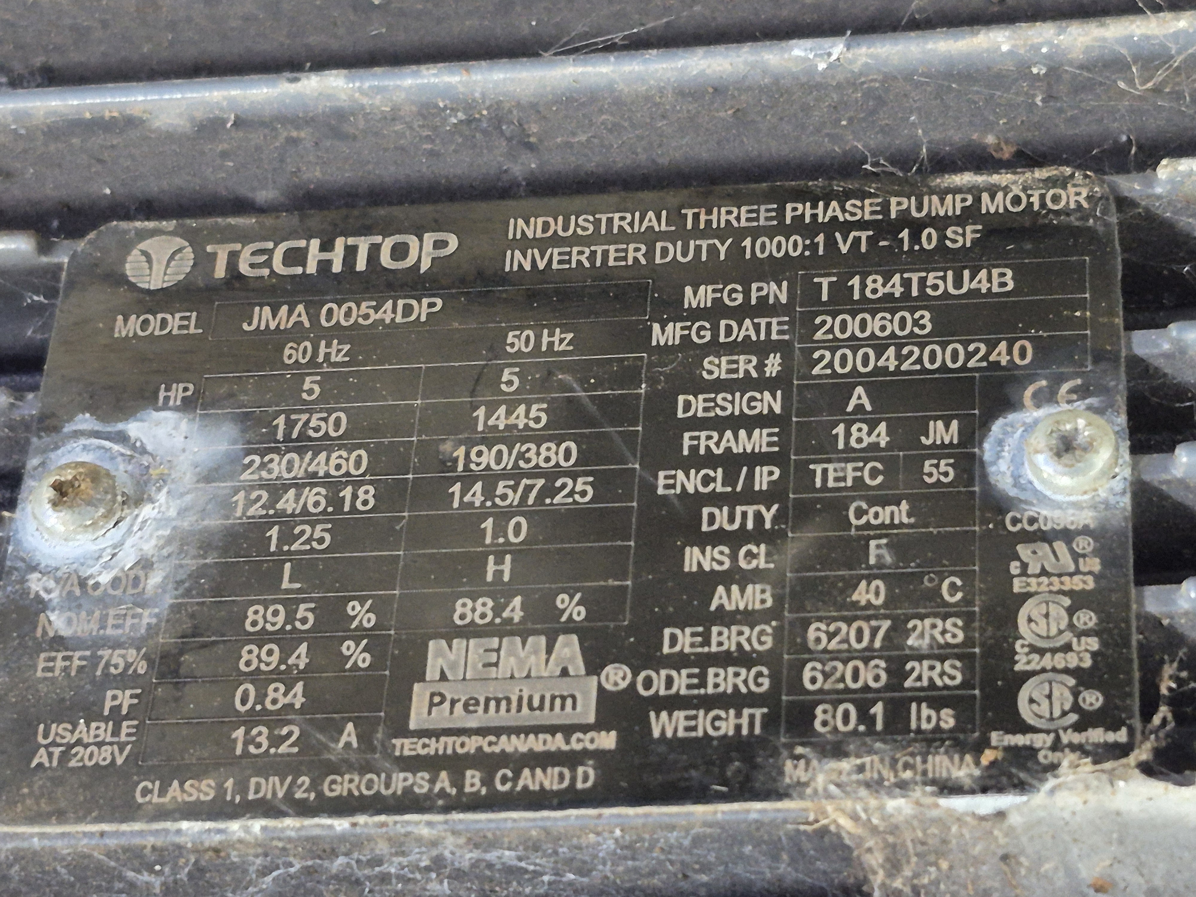 Used Picatti Bros AP-80 Centrifugal Pump