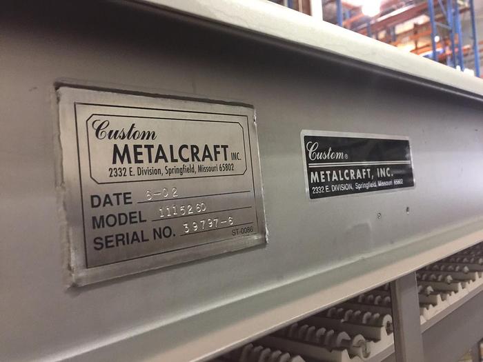 Used 20ft SS Incline Conveyor with Cleats