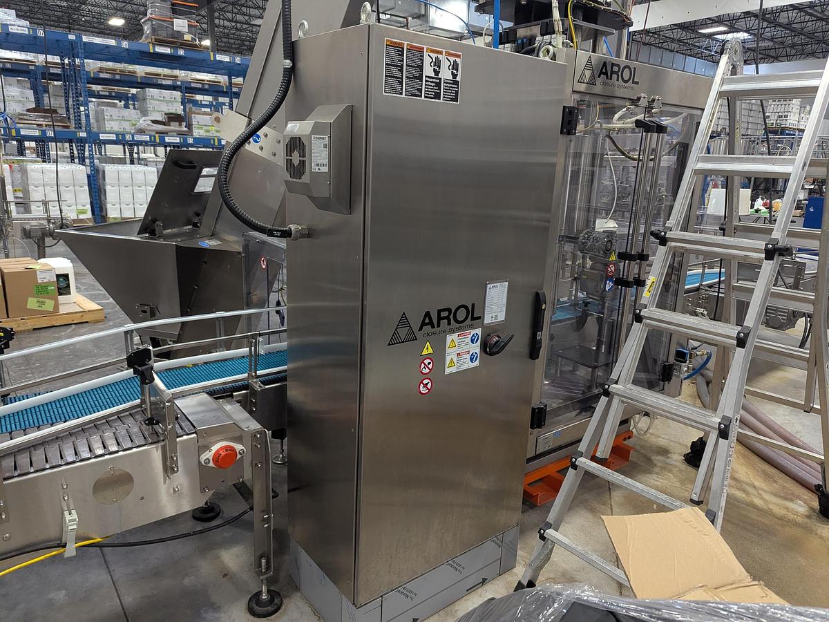 Used Promach 4 Head Pail Filling Line Including Filler, Capper & Date Coder