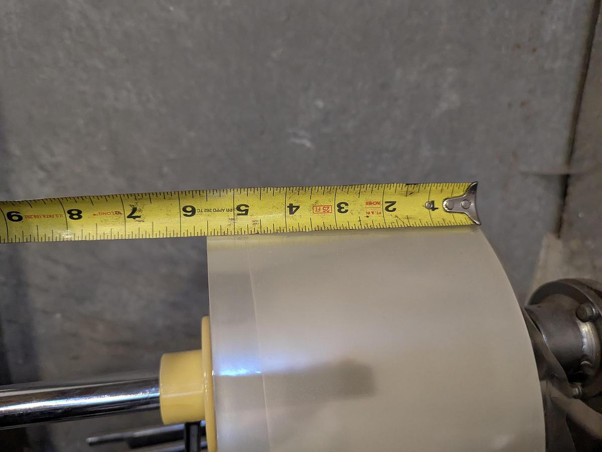 Used Flow Packer with Bucket Infeed