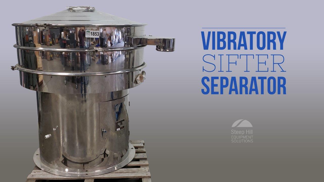 Used DZJX Round 2-Deck Vibratory Sifter Separator