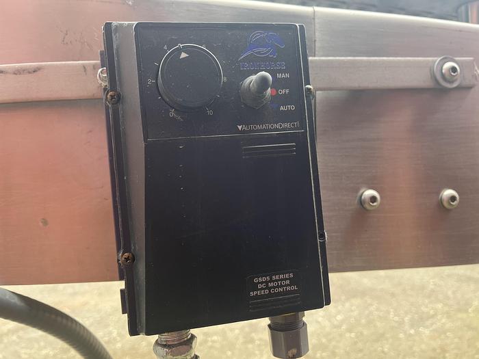 Used 17'L Inclined Modular Conveyor