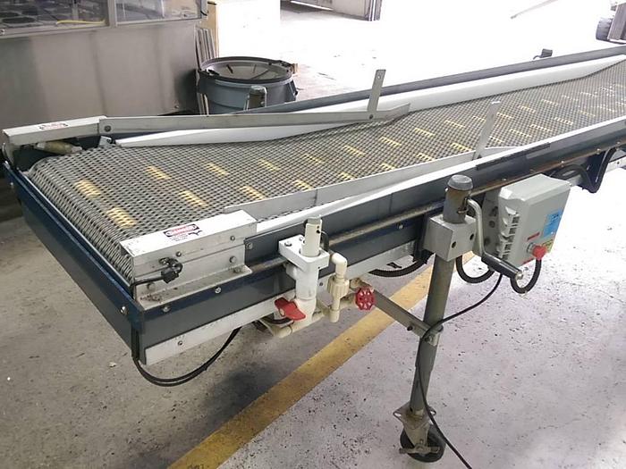 Used 10' long by 20" wide Dip Style Conveyor