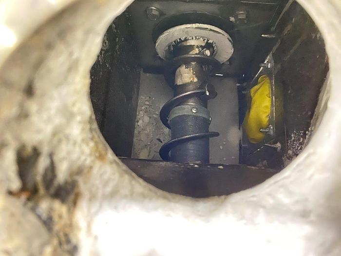 Used 15'L Auger Conveyor