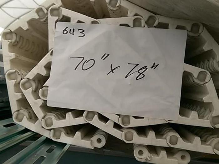 Used White 78” Conveyor Belt