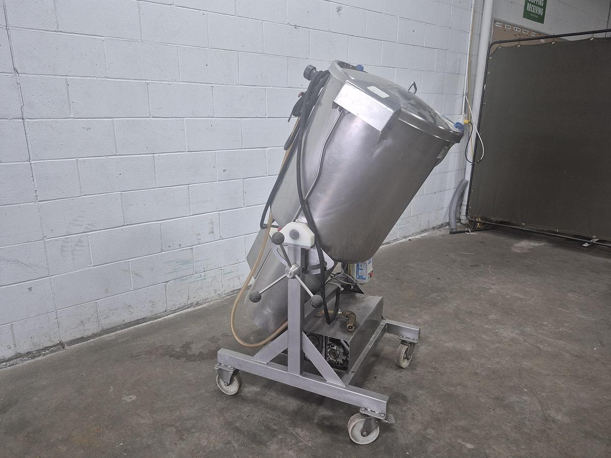 Used LÄCOVAC 150 Litre Stainless Steel Vacuum Tumbler Mixer