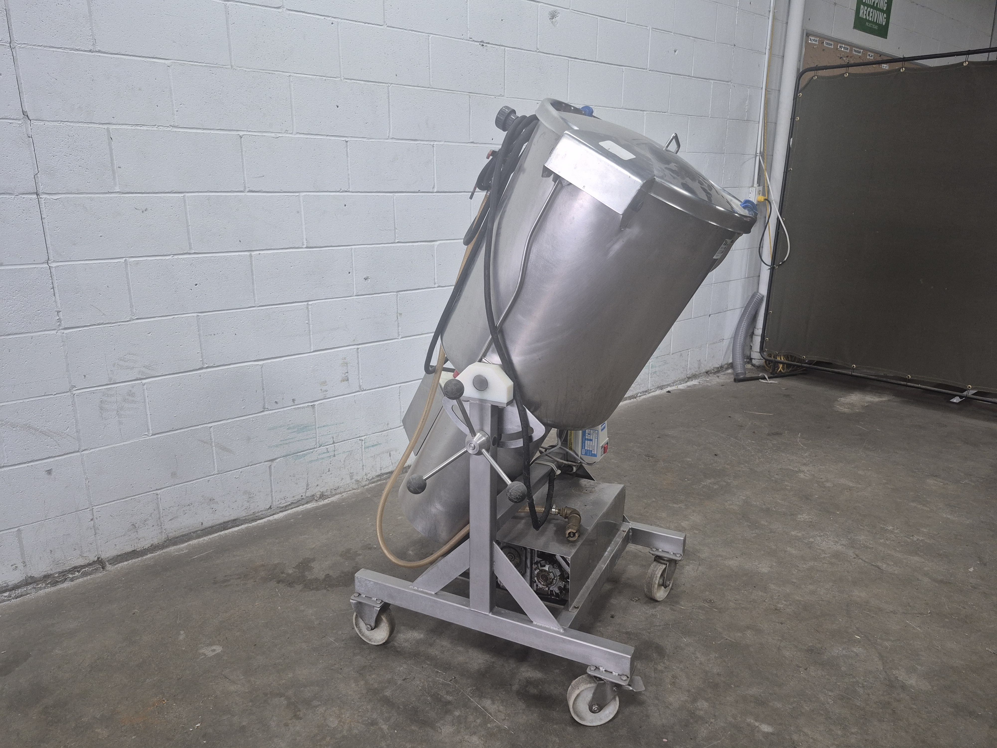 Used LÄCOVAC 150 Litre Stainless Steel Vacuum Tumbler Mixer