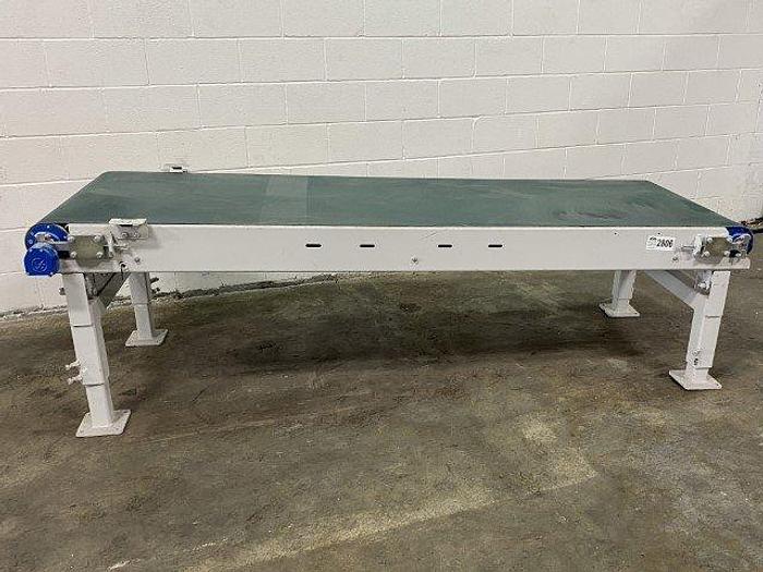 Used 8' Flat Belt Conveyor