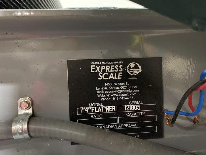 Used Express Scale 7' 4" Pouch/Bag Flattener