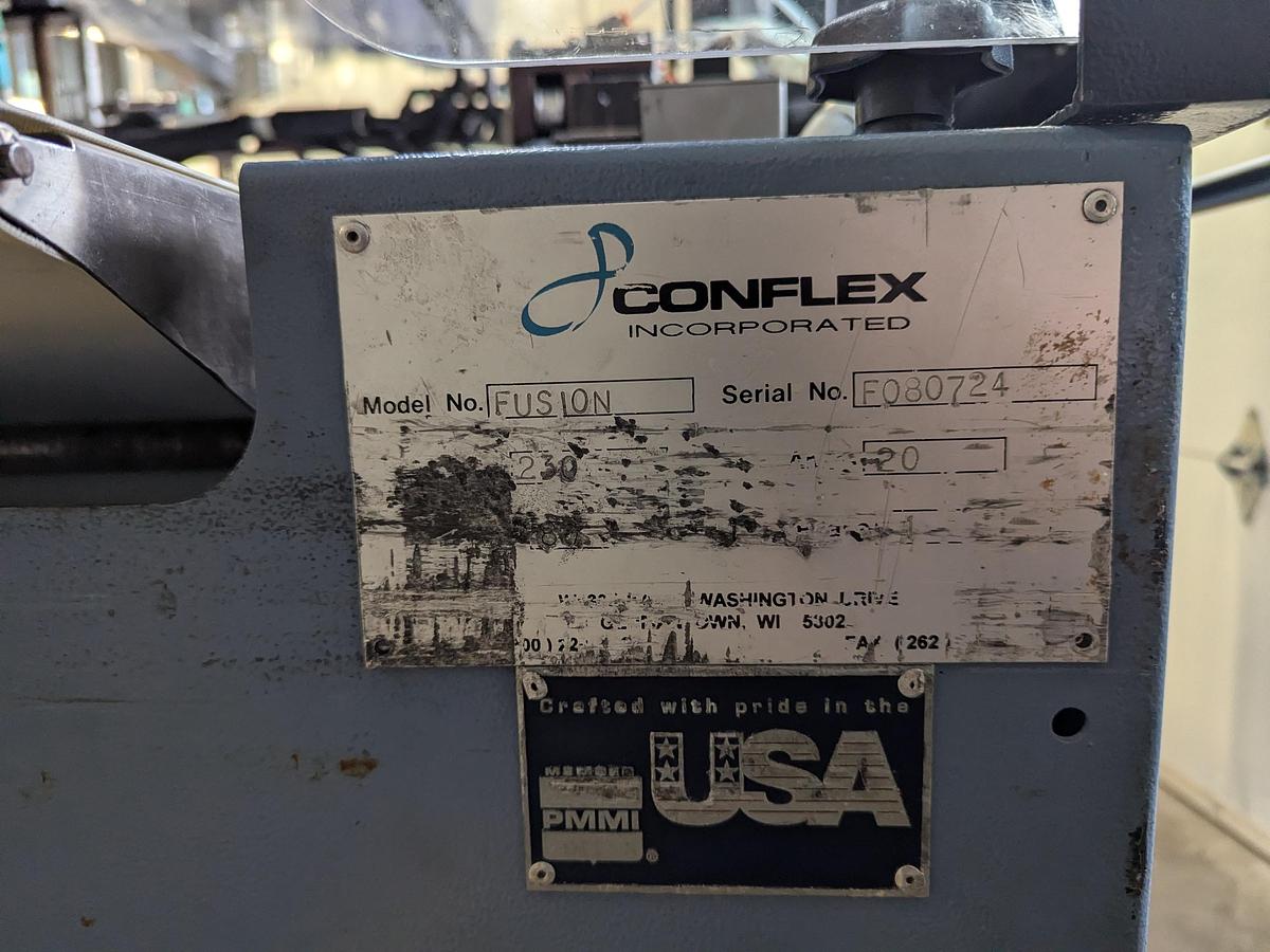 Used Conflex Fusion Automatic Intermittent Motion Side Sealer