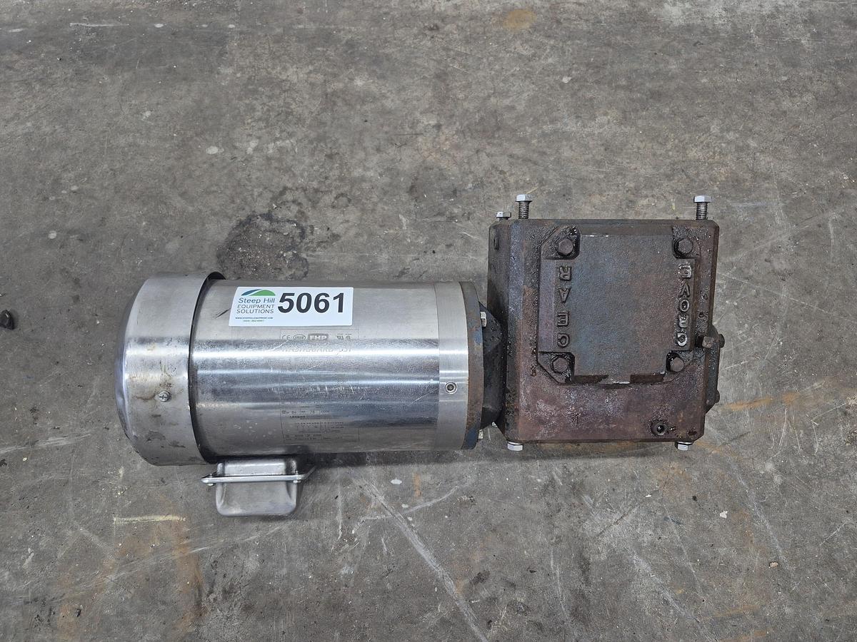 Used Washguard SST 2/1.5 HP Electric Motor with Grove Gear Reducer