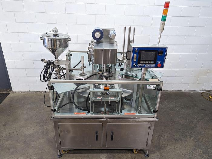 Used SeaPro 6 Station Rotary Cup Filler