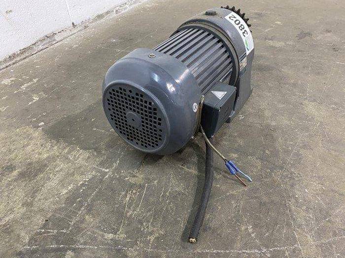 Used Chernggang 2 HP Motor & Gear Reducer