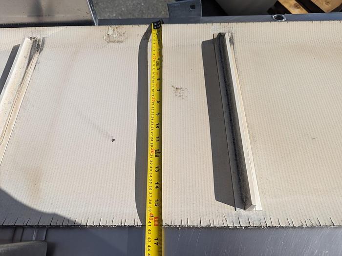 Used 14'L Cleated Incline Conveyor