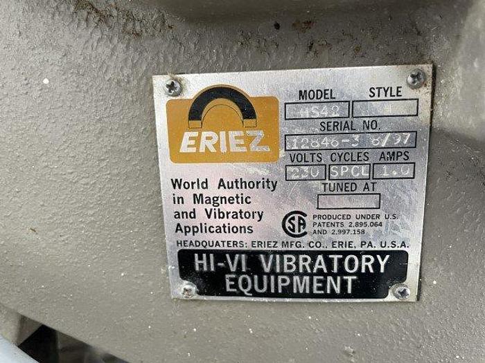 Used Eriez HS42 HI-VI Vibratory Feeder