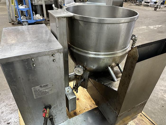 Used Groen DHT/20 Steam Jacketed Tilt Kettle