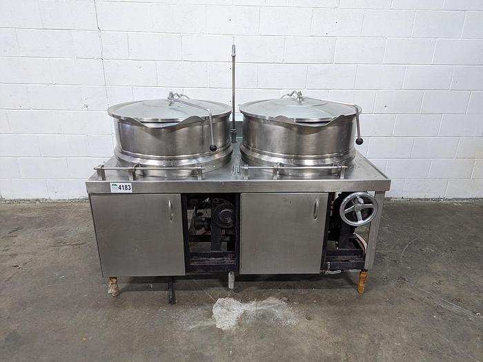 Used Twin 40 Gallon Kettles