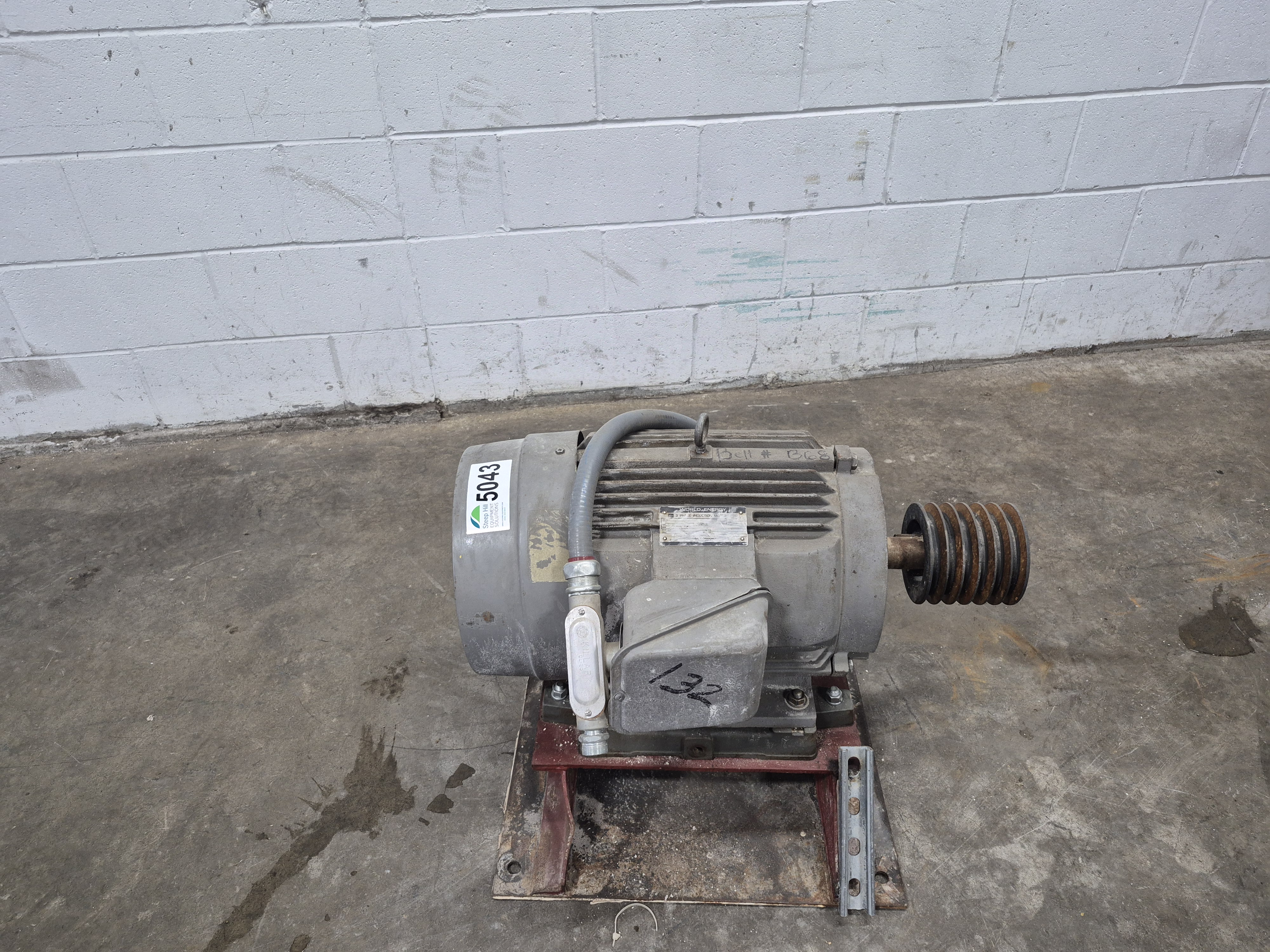Used Toshiba 3-Phase Induction Motor 