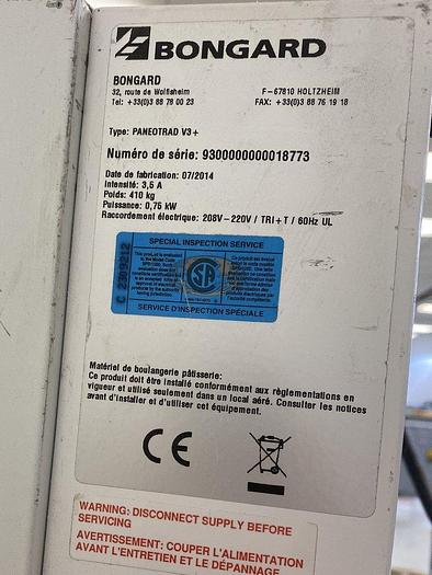 Used Bongard Paneotrad® V3+ Dough Divider