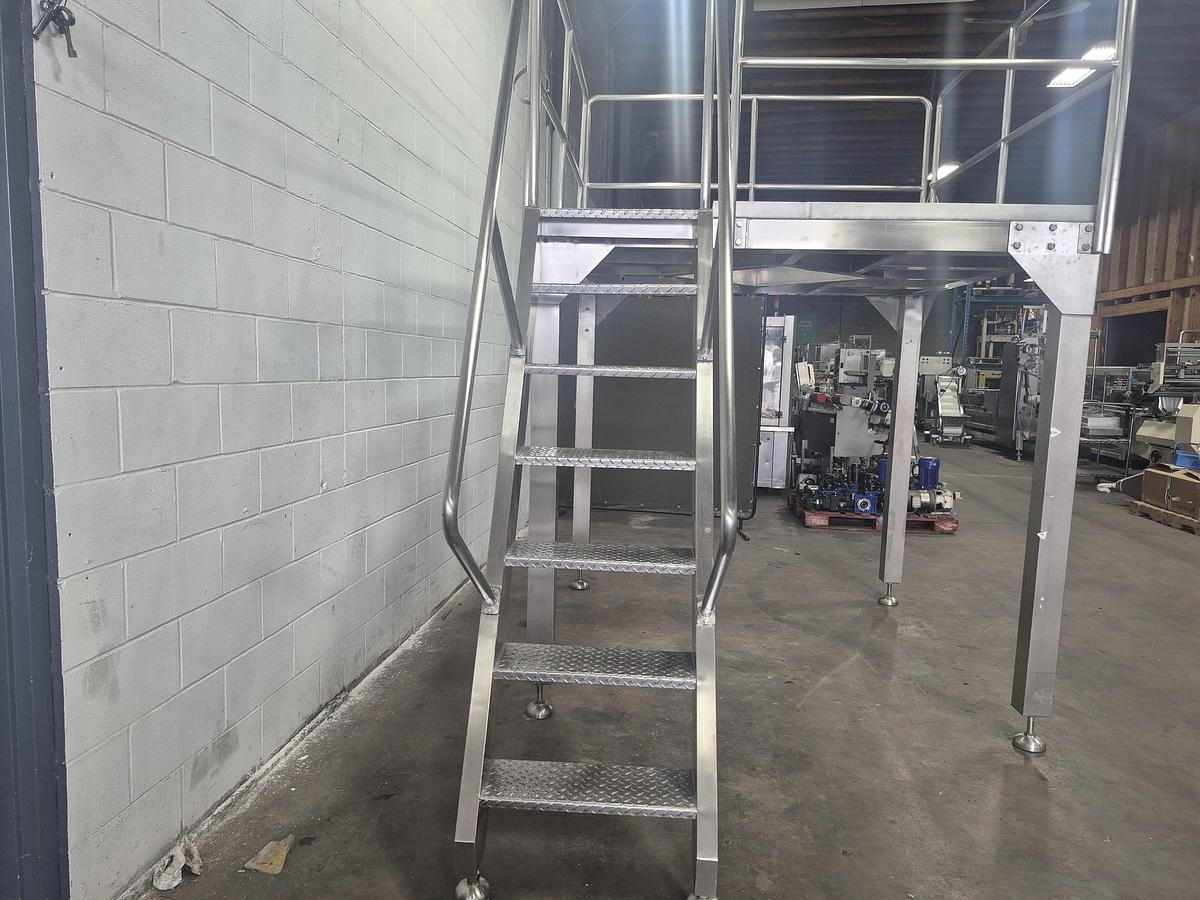 Used 6' Stainless Steel Mezzanine