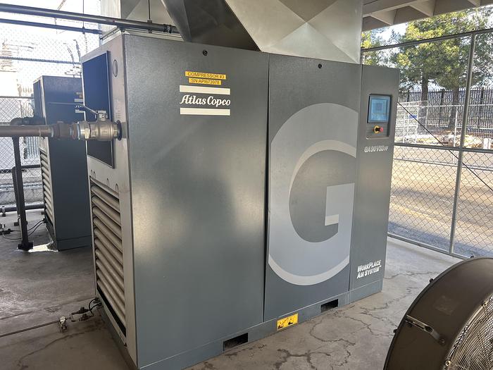 Used Atlas Copco 125 HP Rotary Screw Compressor