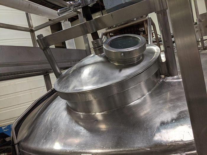 Used CE Howard 600 Gallon Jacketed Tank