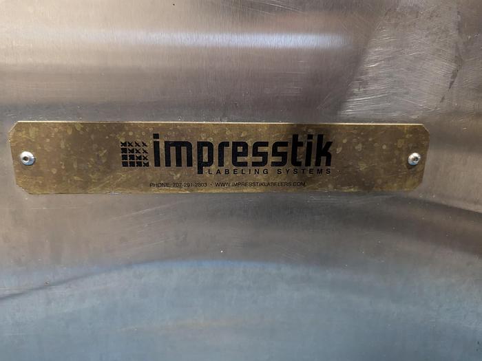 Used Impresstik 3000VAC Pressure-Sensitive Labeler 