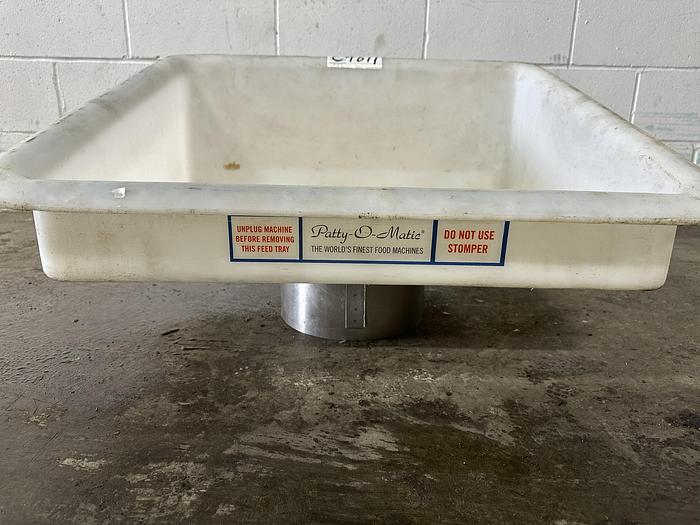 Used Patty-O-Matic Hoppers (3)