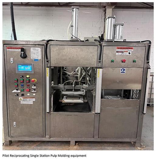 Used Pilot Pulp Molding Equipment